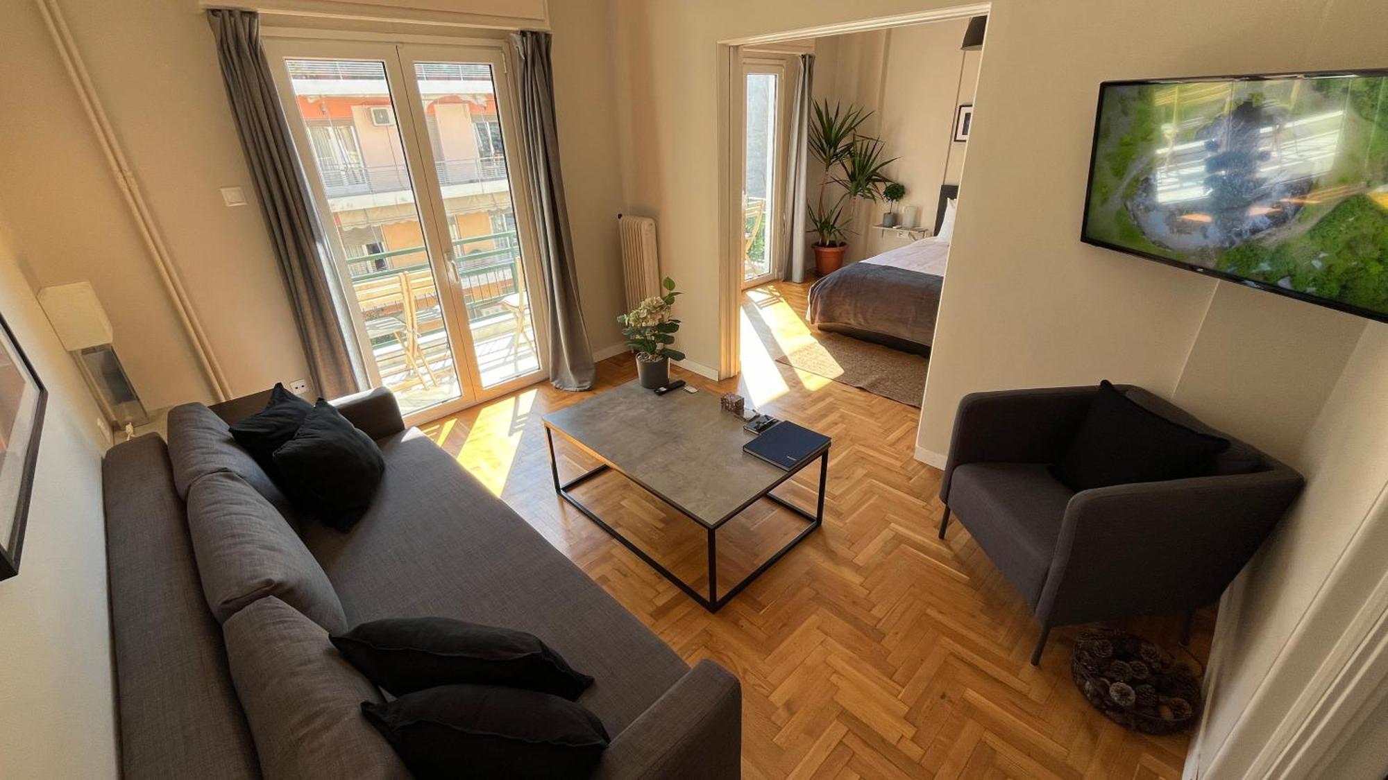 4 Newly Renovated Charming Apartments Steps From Panormou Metro Station Афины Экстерьер фото